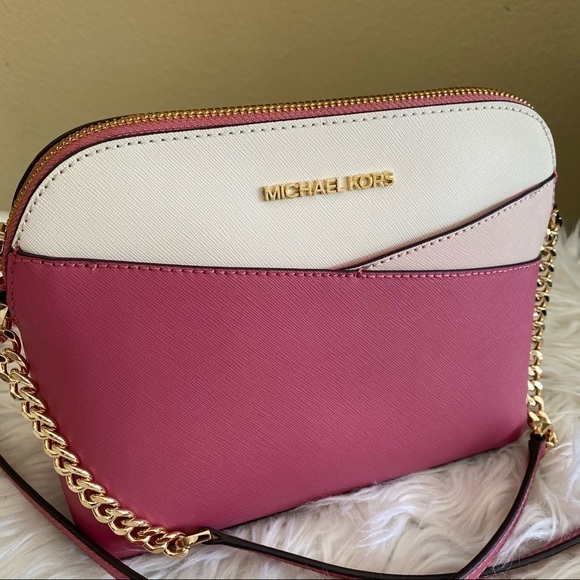 New Michael Kors jet set travel medium dome crossbody Xbody bag - Picture 6 of 16